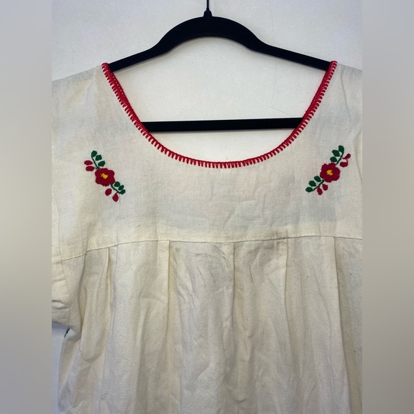Hand Embroidered Dress from Mexico - Picture 4 of 5